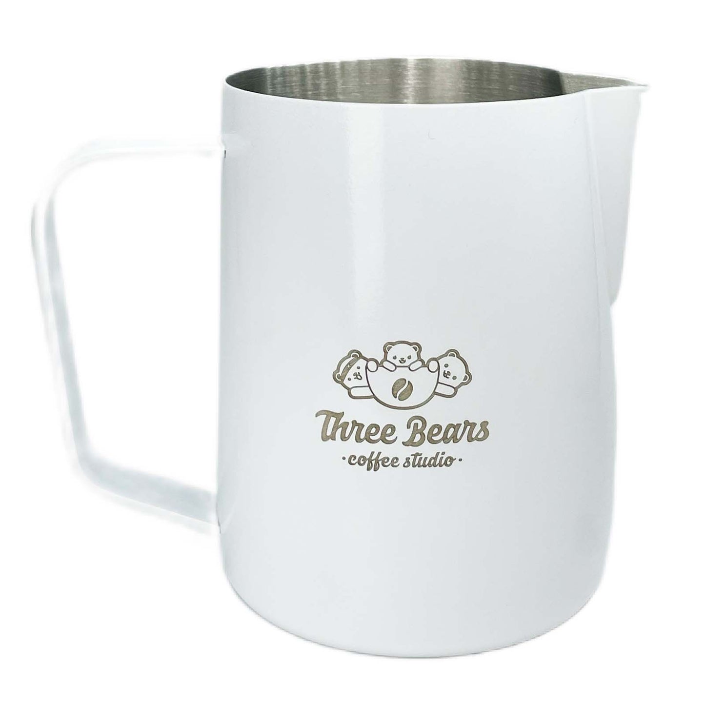 Milk Frothing Pitcher-Three bears coffee milk jug pitcher latte art barista 600ml