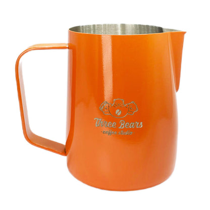 Milk Frothing Pitcher-Three Bears Coffee  pitcher stainless steel latte art barista 450ml